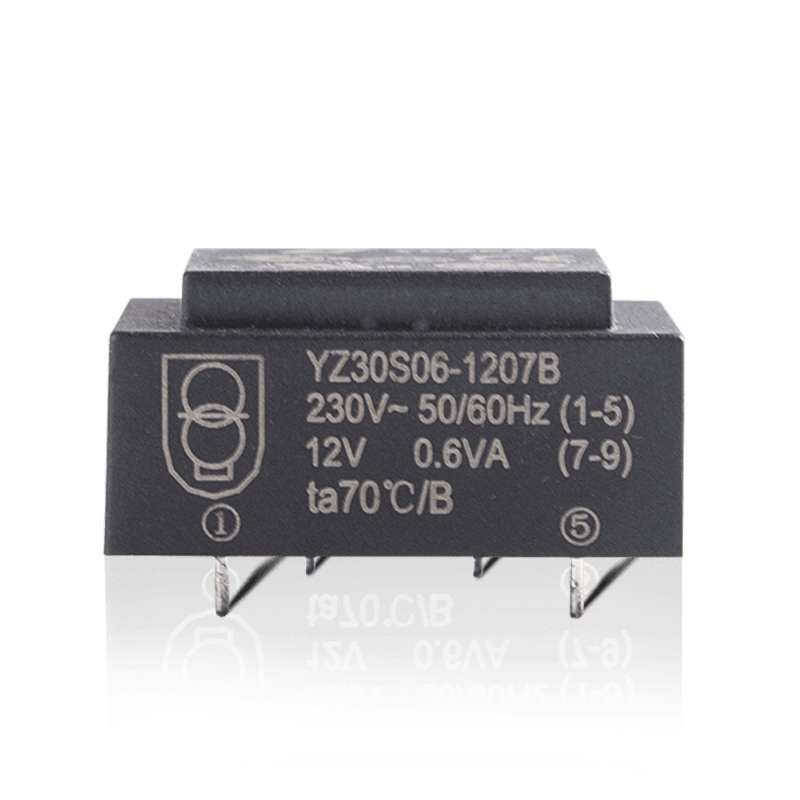 YZ30S08-1207B basse fréquence 0.8VA PCB montage transformateur abaisseur 50HZ