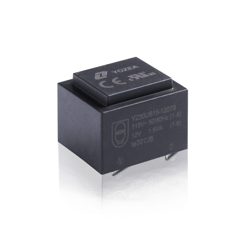 YZ30US15-1207B-1.5w 230v 380v 12v 7v transformateur de puissance ca 12v 125ma